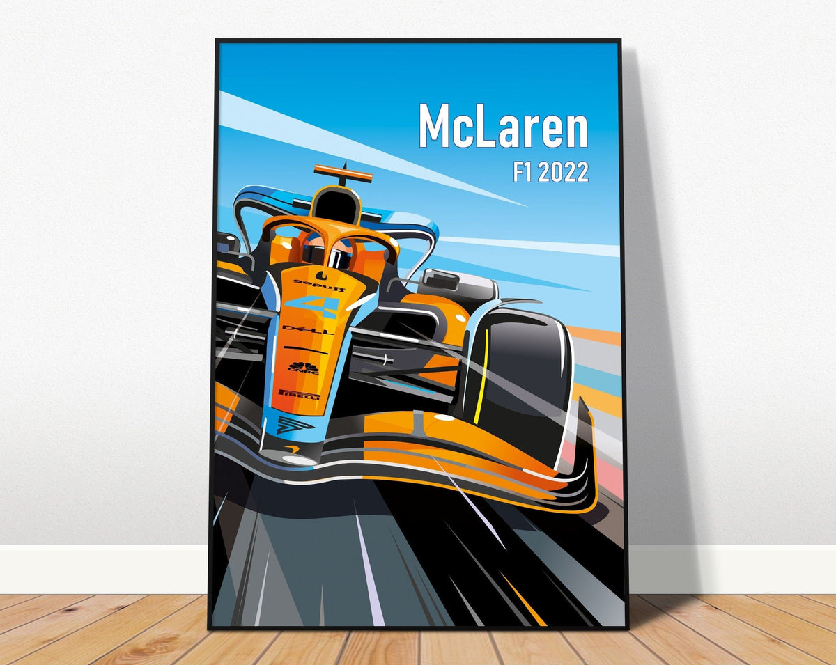 Poster Formel 1 Länder Städte Rennstrecke Rennfahrer Rennwagen · Deko Print ohne Rahmen-6