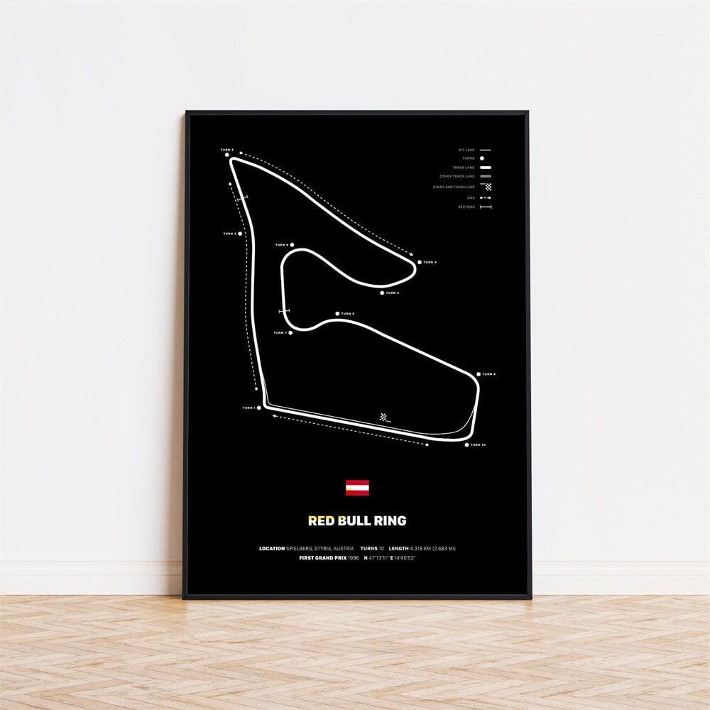Poster Formel 1 Rennstrecken · Deko Print ohne Rahmen-5