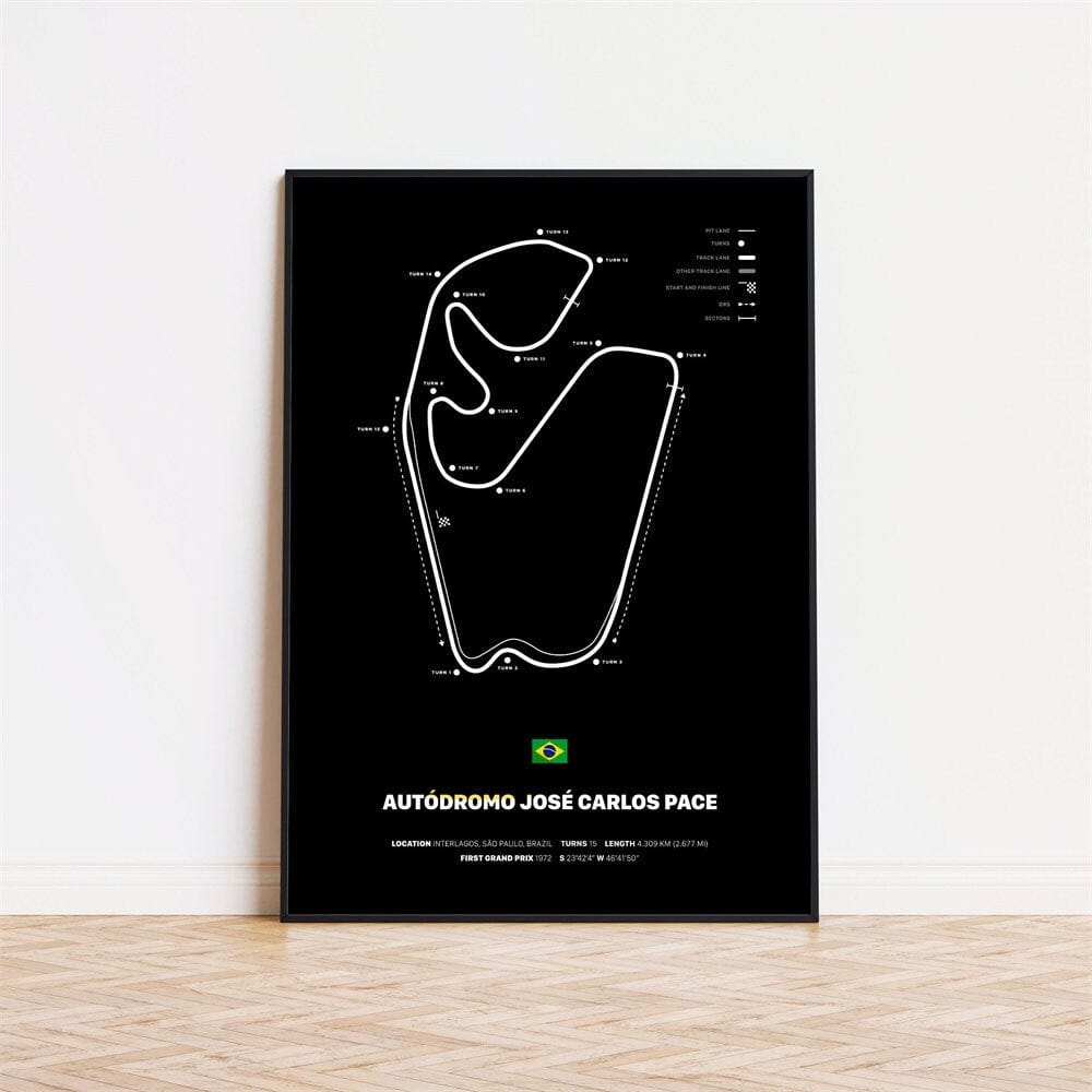 Poster Formel 1 Rennstrecken · Deko Print ohne Rahmen-2