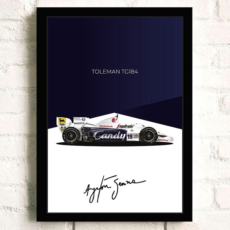 Poster Formel 1 Rennwagen Grand Prix Rennfahrer Signature   ·  Deko Print ohne Rahmen-9
