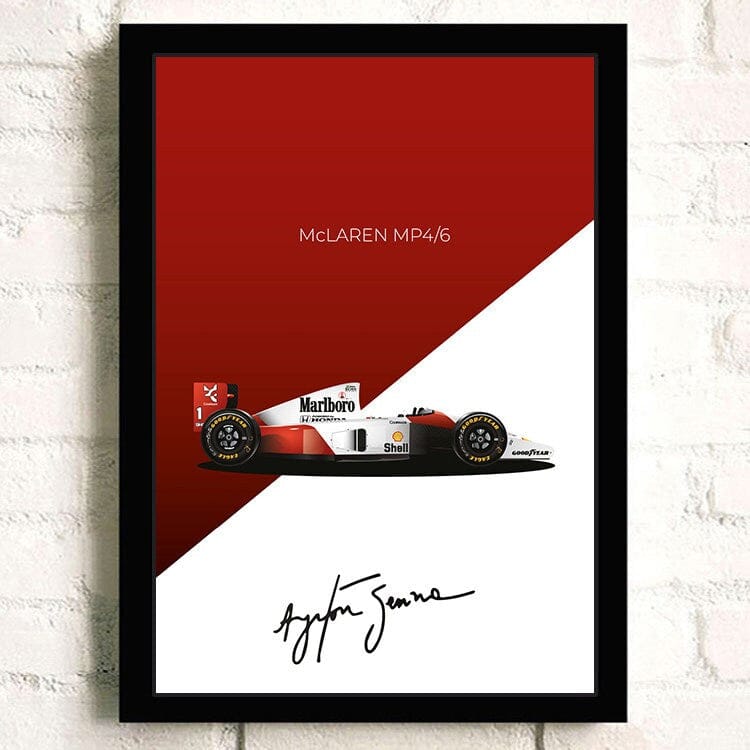 Poster Formel 1 Rennwagen Grand Prix Rennfahrer Signature   ·  Deko Print ohne Rahmen-4