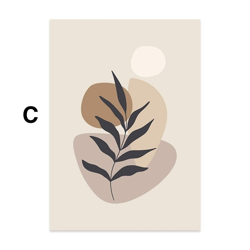 Poster Pflanzen im Blumentopf im Boho Stil als Deko Print ohne Rahmen-7