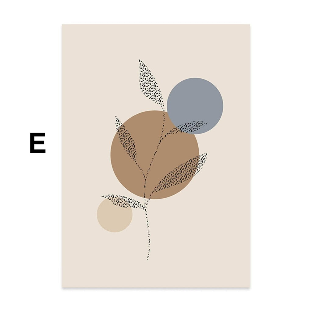 Poster Pflanzen im Blumentopf im Boho Stil als Deko Print ohne Rahmen-9