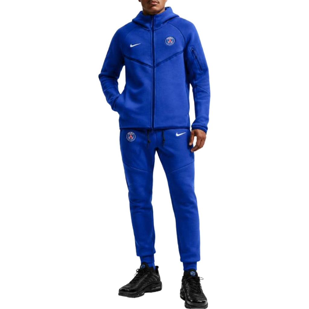 PSG blue Tech Fleece presentation soccer tracksuit 2026/27 - Nike-1