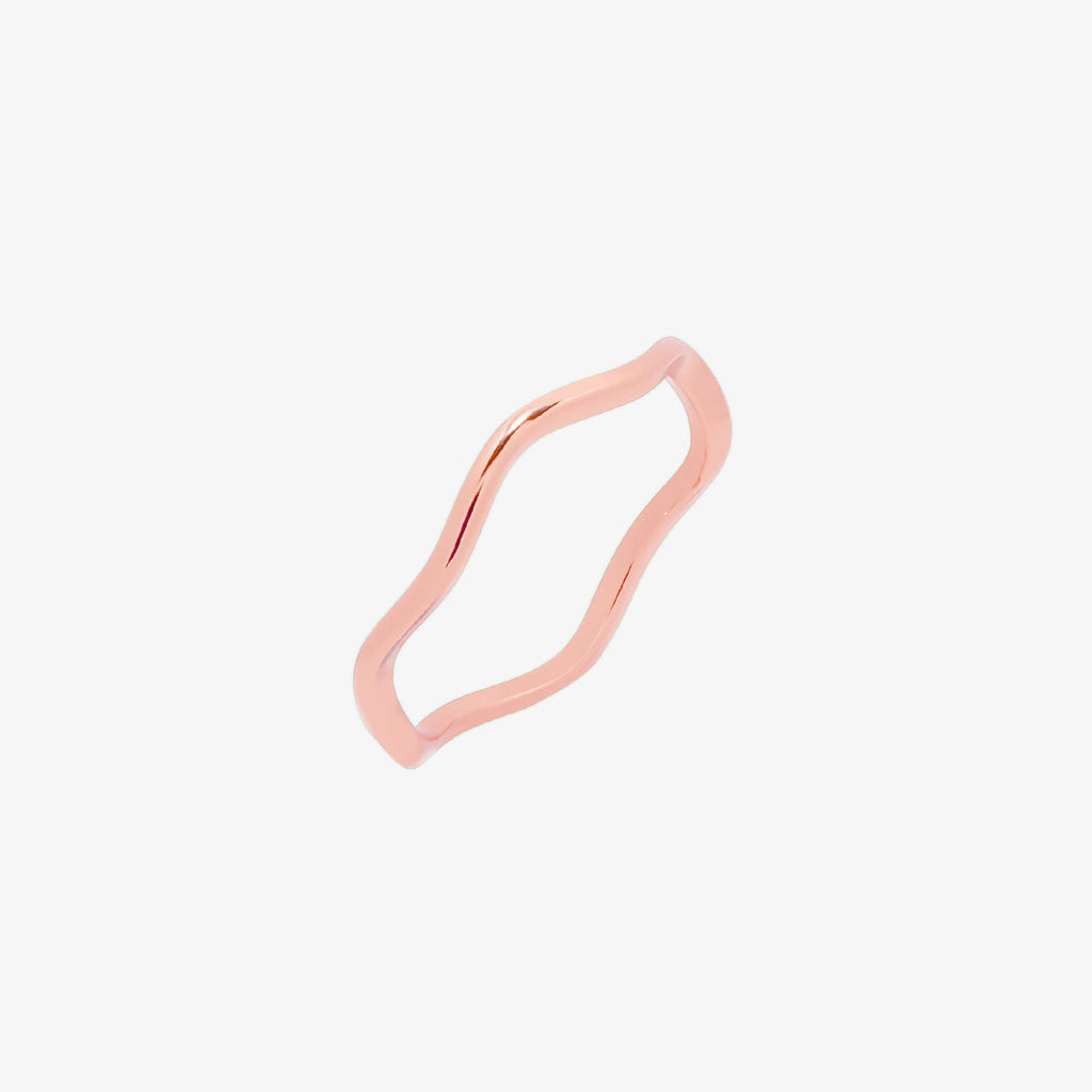 Minimalist Wave Ring