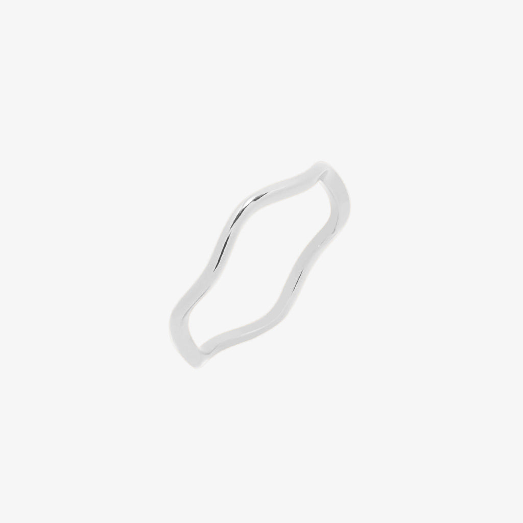 Minimalist Wave Ring