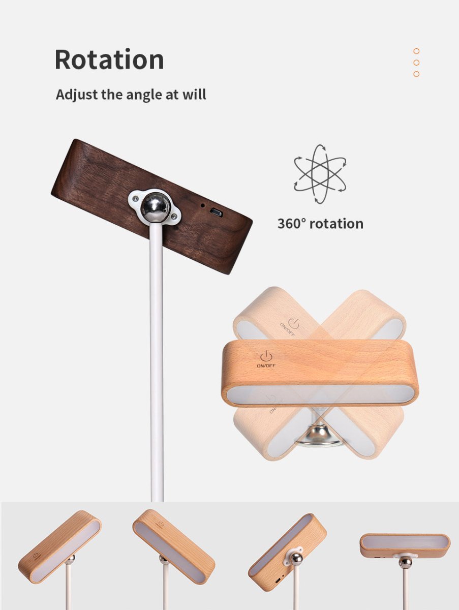 Rechargeable Magnetic 360 Degree Reading Lamp-4