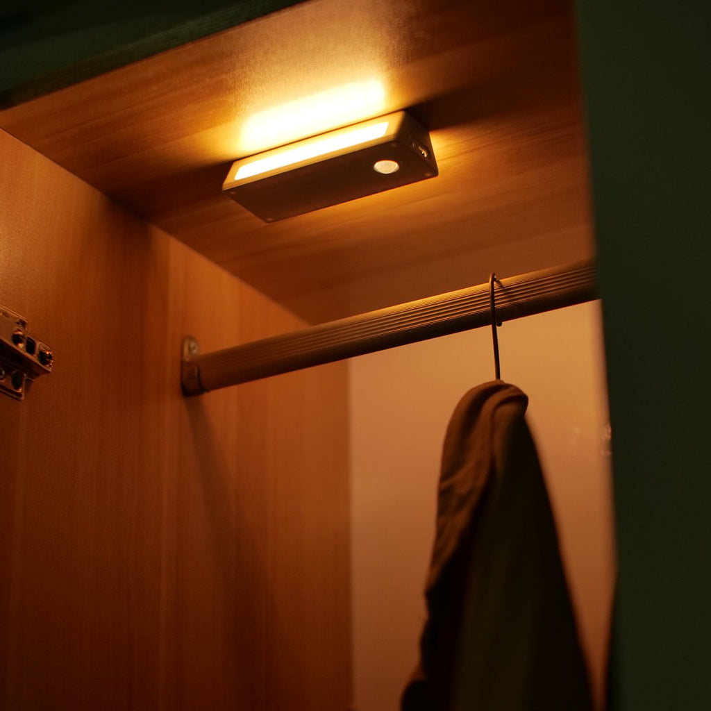 Rechargeable Motion Sensor Wooden Wall Night Light-4