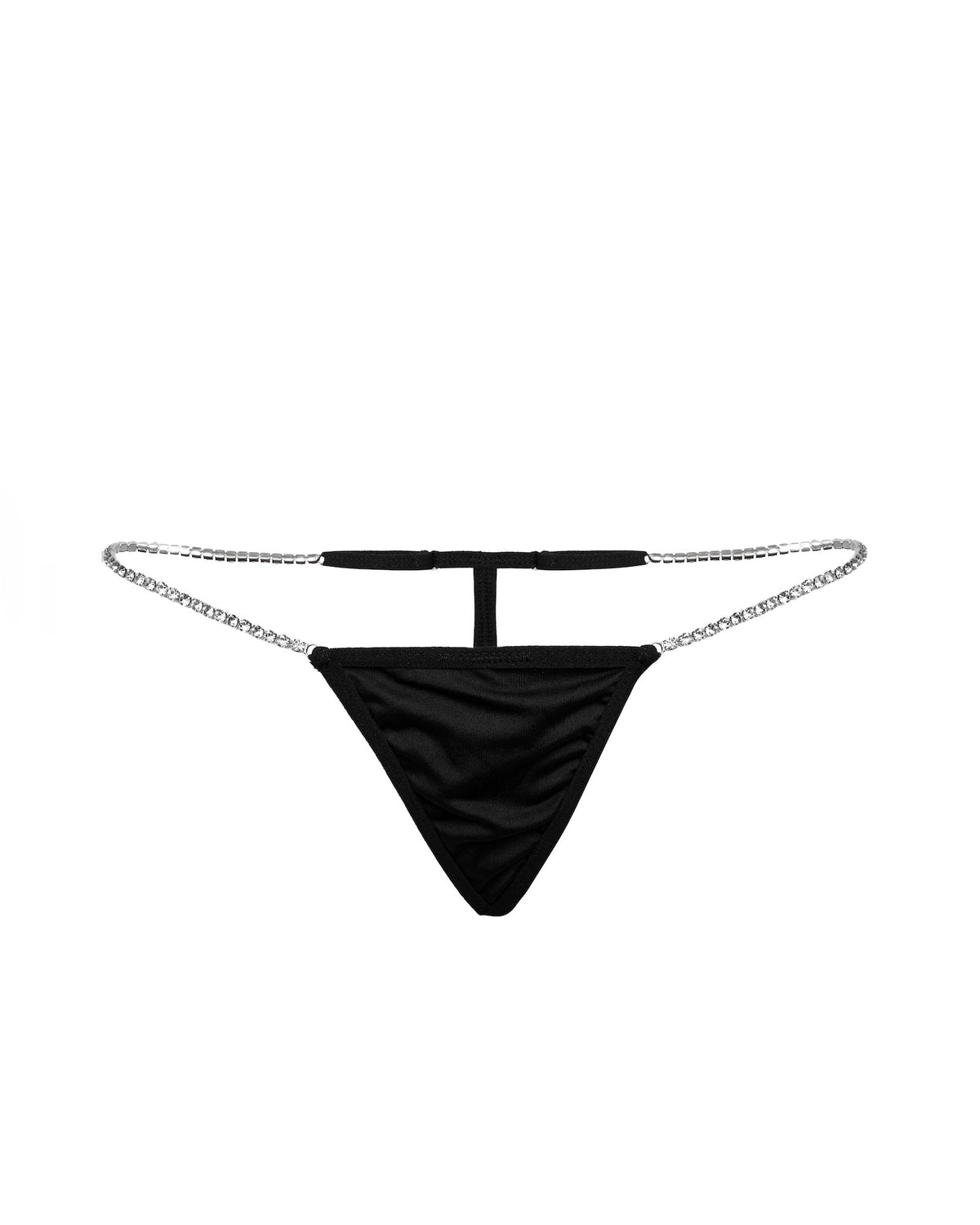 Adjustable Sides Rhinestone Thong, Eclipse-1