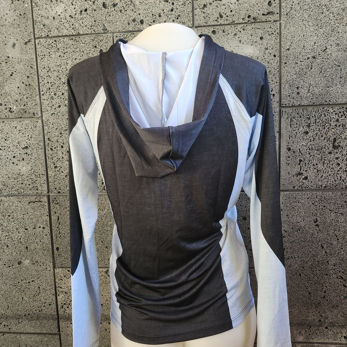 Loco Boutique Two Tone Long Sleeve Hooded Rashguard