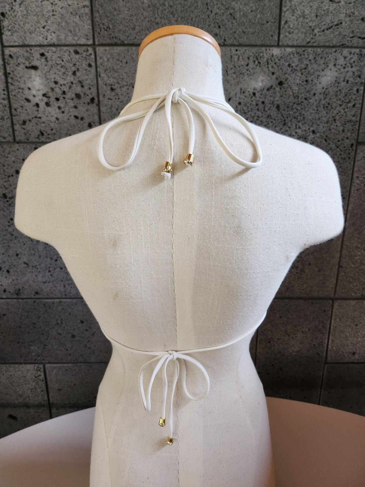 Loco Boutique Navajo Tie Back Two Tone Triangle Bikini Top