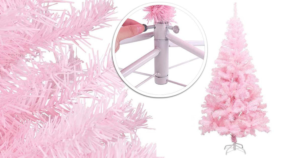 Pink artificial pine - in several sizes - 210 cm-4