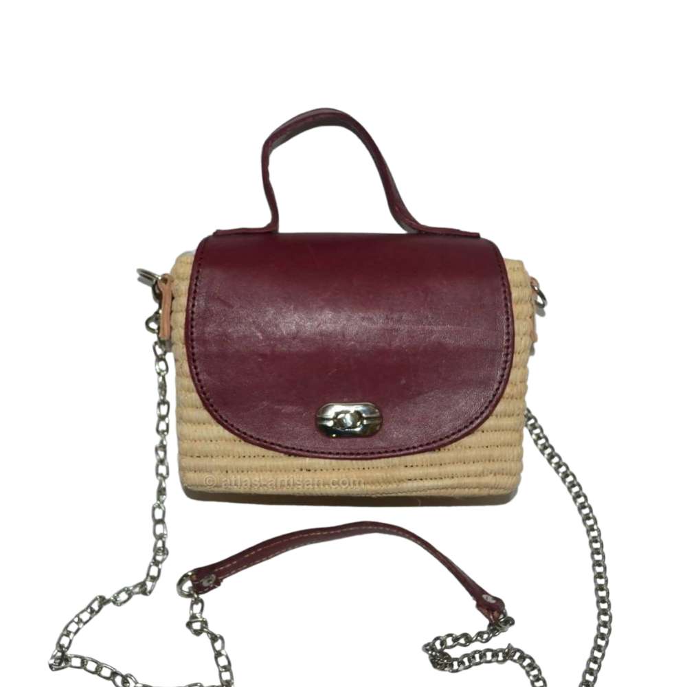 Purse of Raffia Fortuna-2