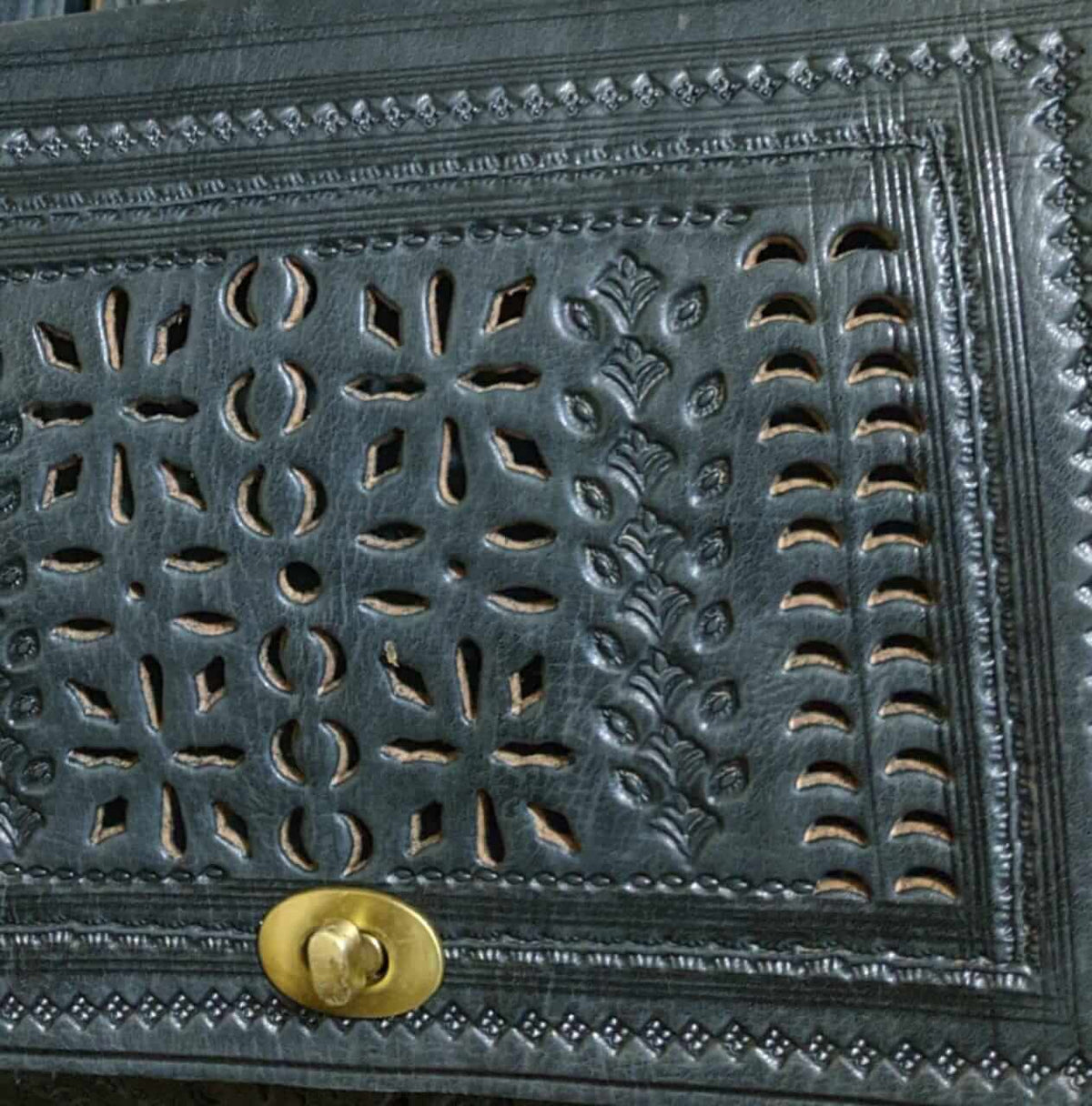 Leather Bag Sculpture-5