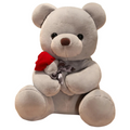 Cute Rose Bear Plush Toy-0