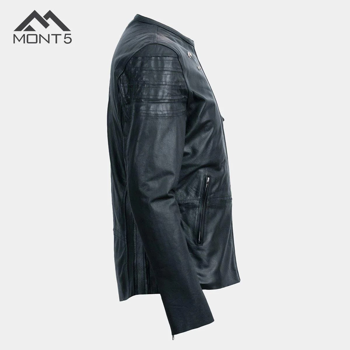 MONT5  Karakoram Perfect Fit Men Leather Jacket