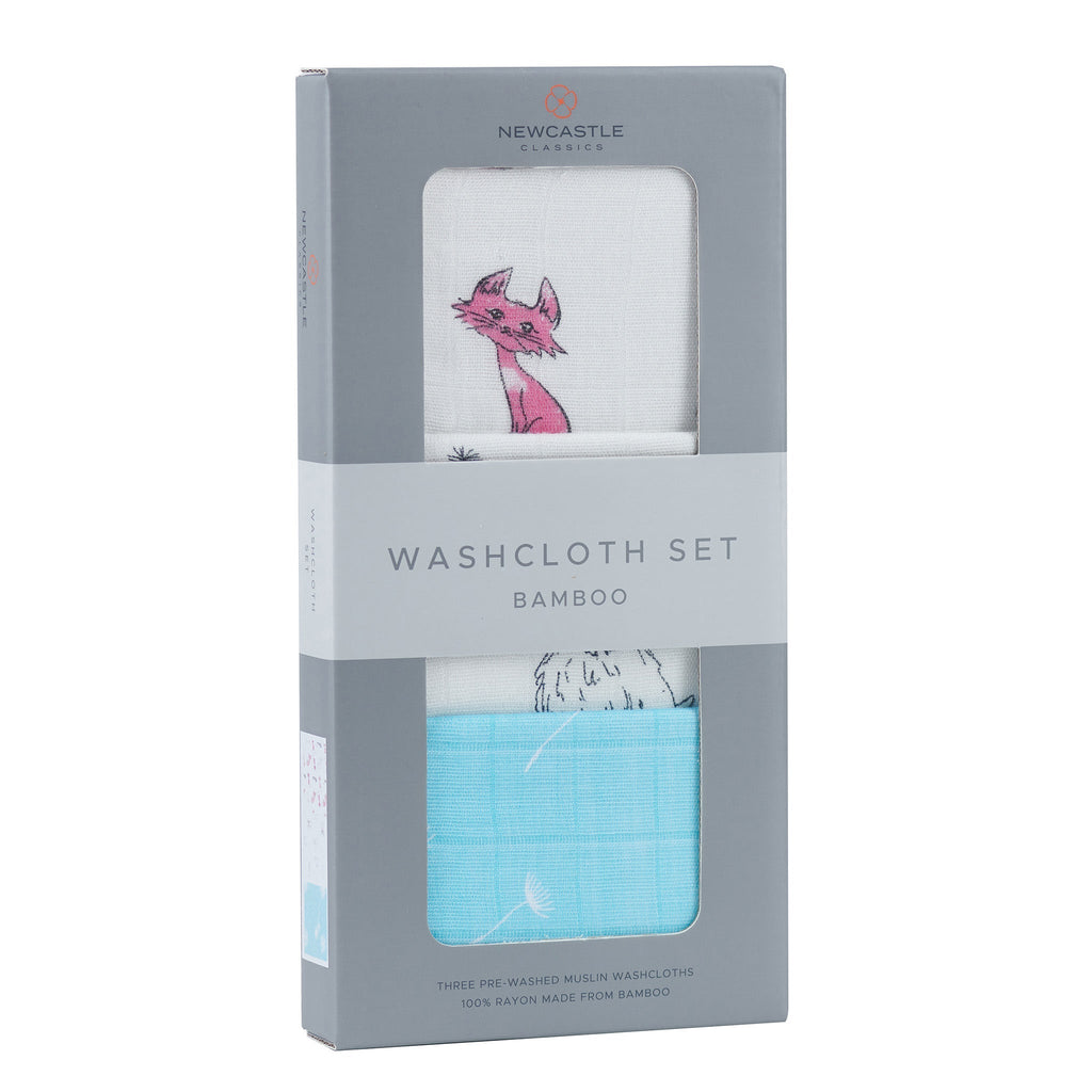 Dandelions Bamboo Washcloth Set 3PK-1