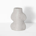 Fluxo Ceramic Vase -  Small White-0