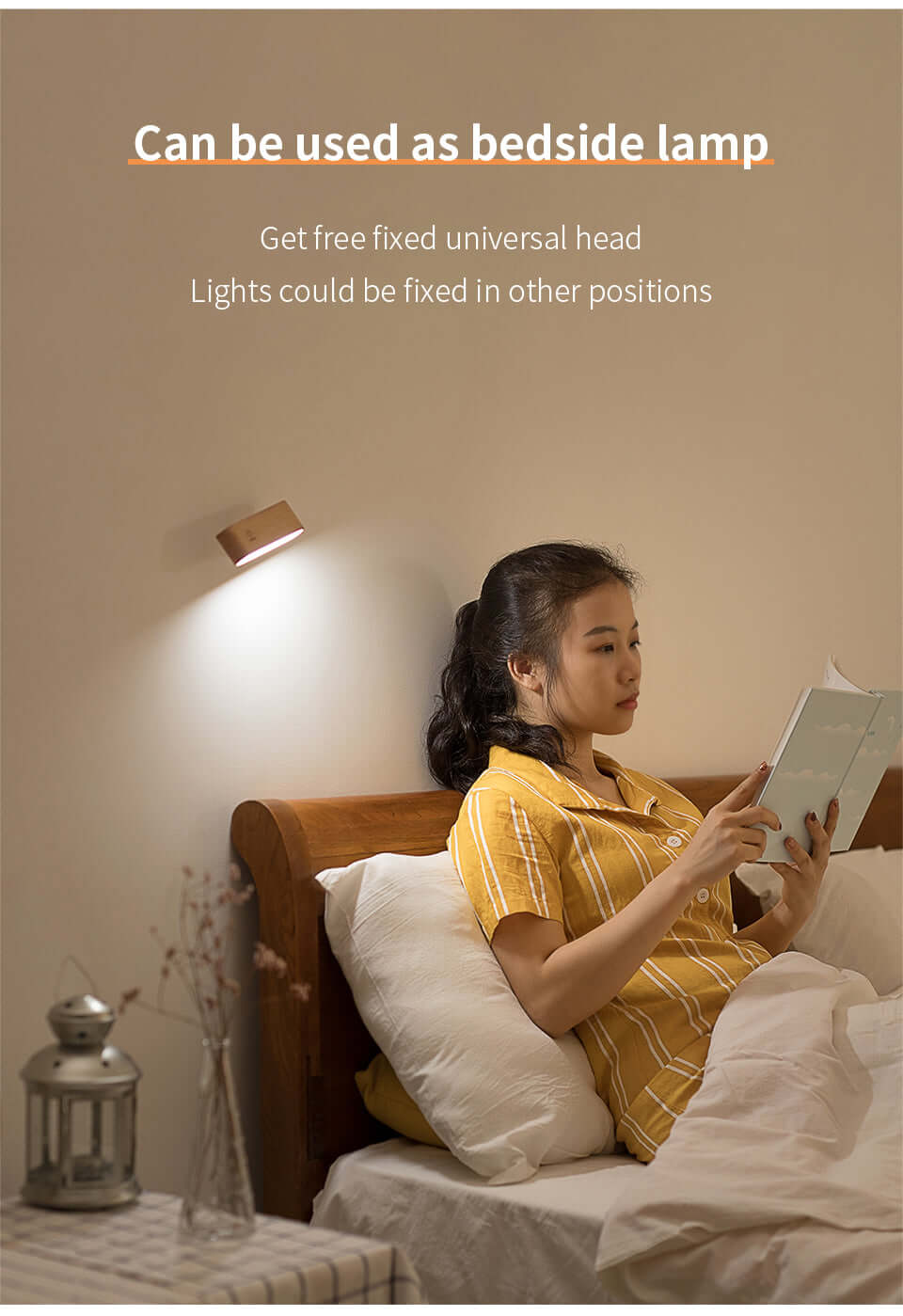 Solid Wood Detachable LED Small Table Lamp with Rack Organizer-4