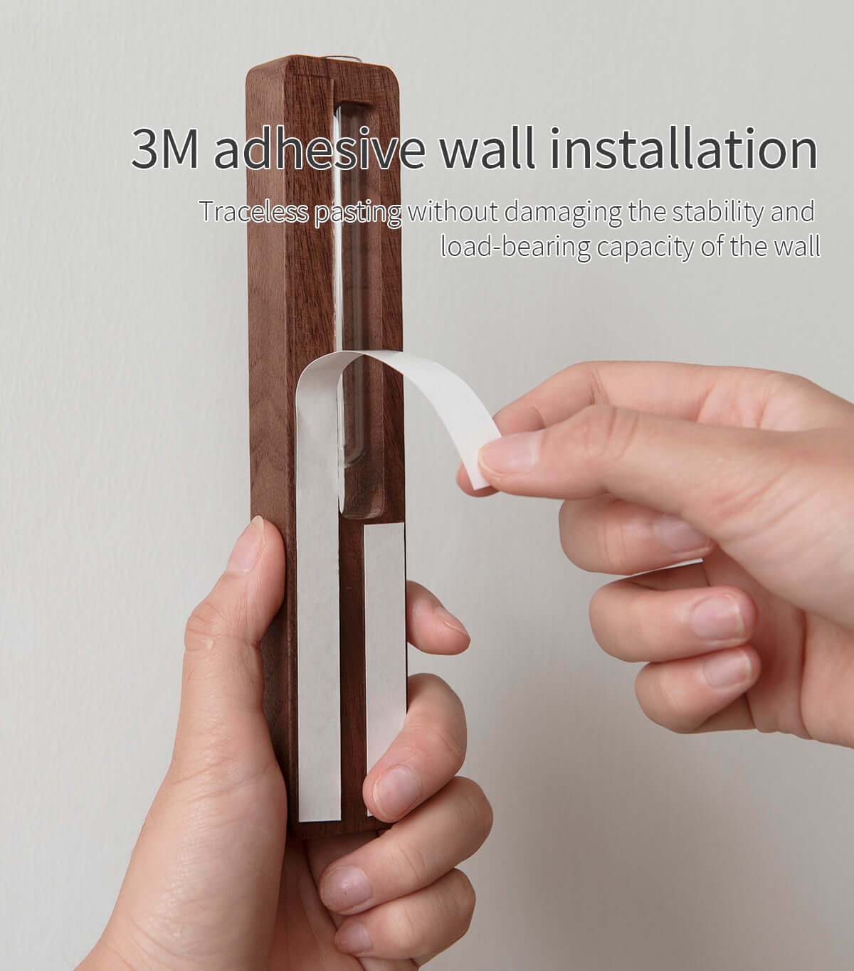 Solid Wood Magnetic Sconce Vase Touch Switch Light-3
