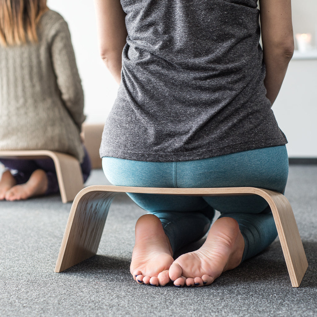 Strong Wooden Bench for Meditation, Seiza, Praying and Healthier Sitting-1