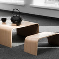 Handmade Wooden Benches and Table Set, Japanese Style Tea Ceremony Set-5