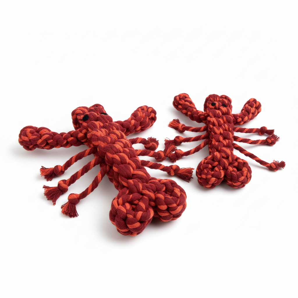 Coral Pop Lobster Pet Toy | Thicker and Stronger-0