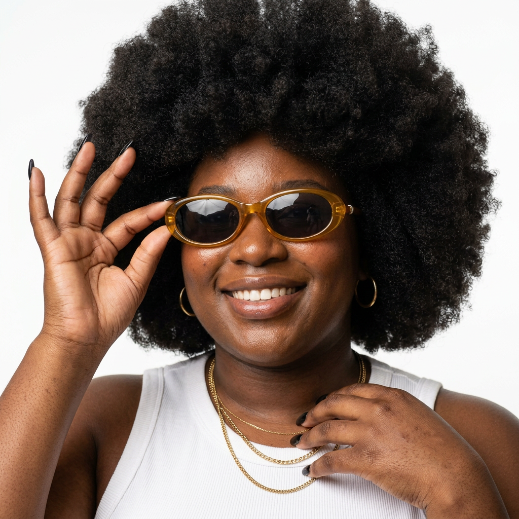 Audacious Oval Retro Sunglasses-0