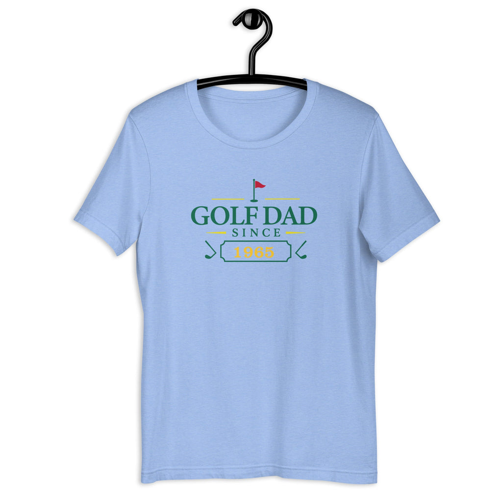 Golf Dad Since "Year" - Custom T-shirt-0