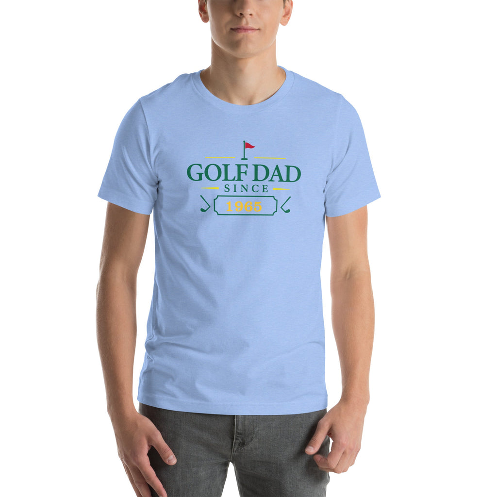Golf Dad Since "Year" - Custom T-shirt-1