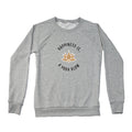 Women's Yoga Glow Crew Sweatshirt, Heather Grey