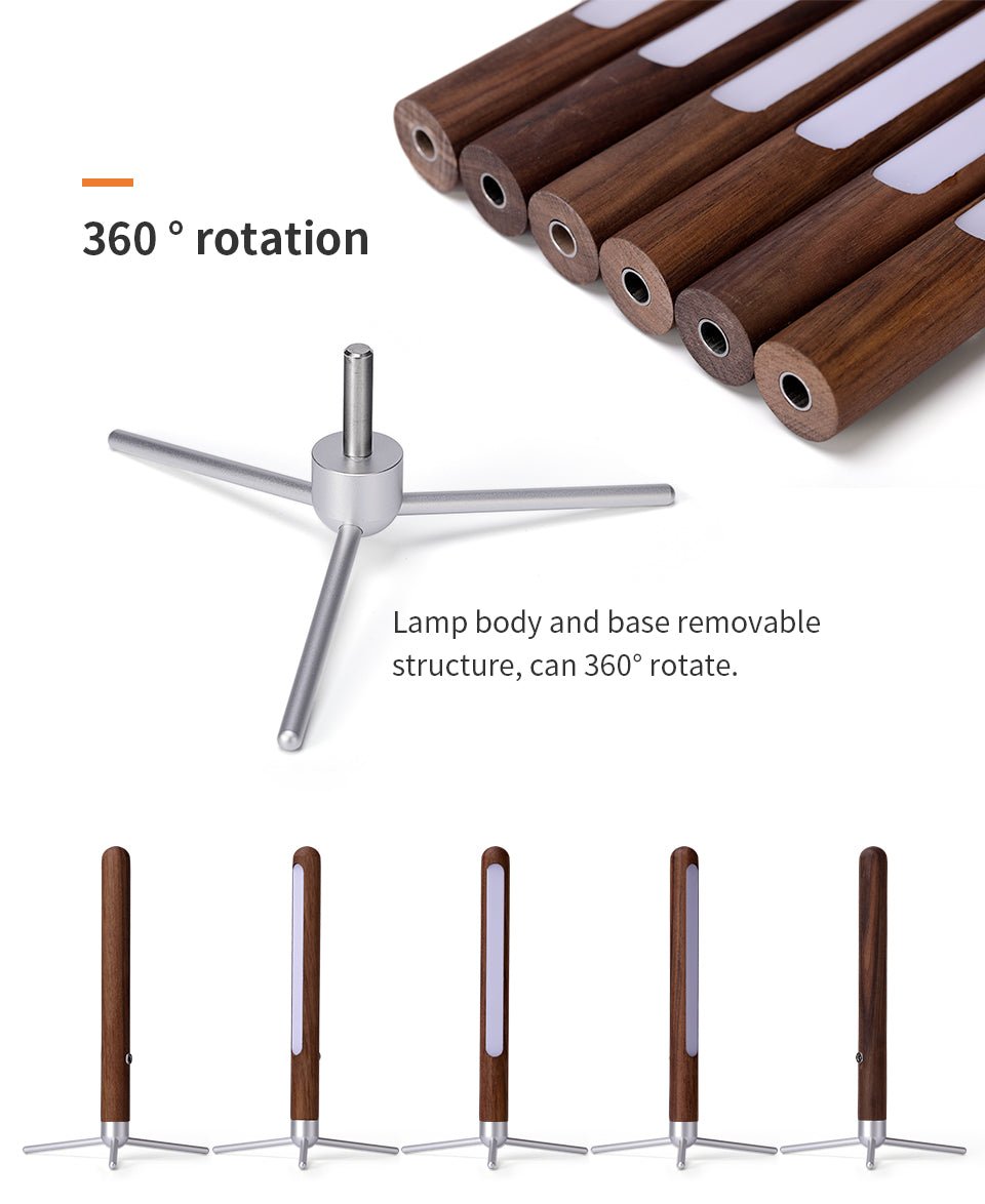 Vertical Wood Eye-Protection Desk Lamp-3