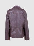 Chocolate Brown Leather Jacket