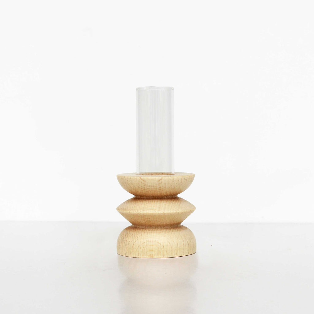 Totem Wooden Vase - Short Nº 3-0