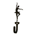 Wrought Iron Ballerina Wall Hook Decorative Small