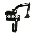 Wrought Iron Excavator Wall Hook Decorative Small