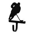 Wrought Iron Hockey Player Wall Hook Decorative Small