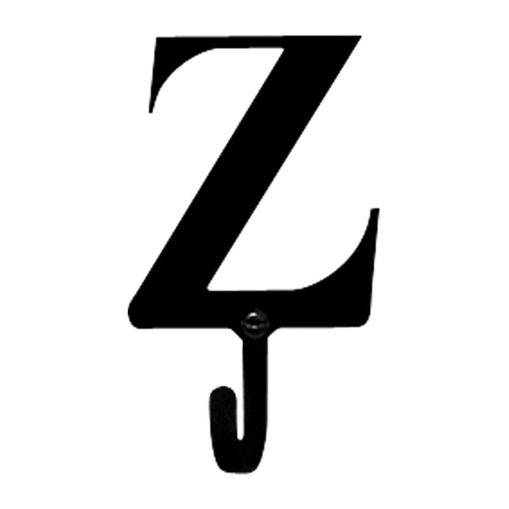 Wrought Iron Letter Z Wall Hook Small