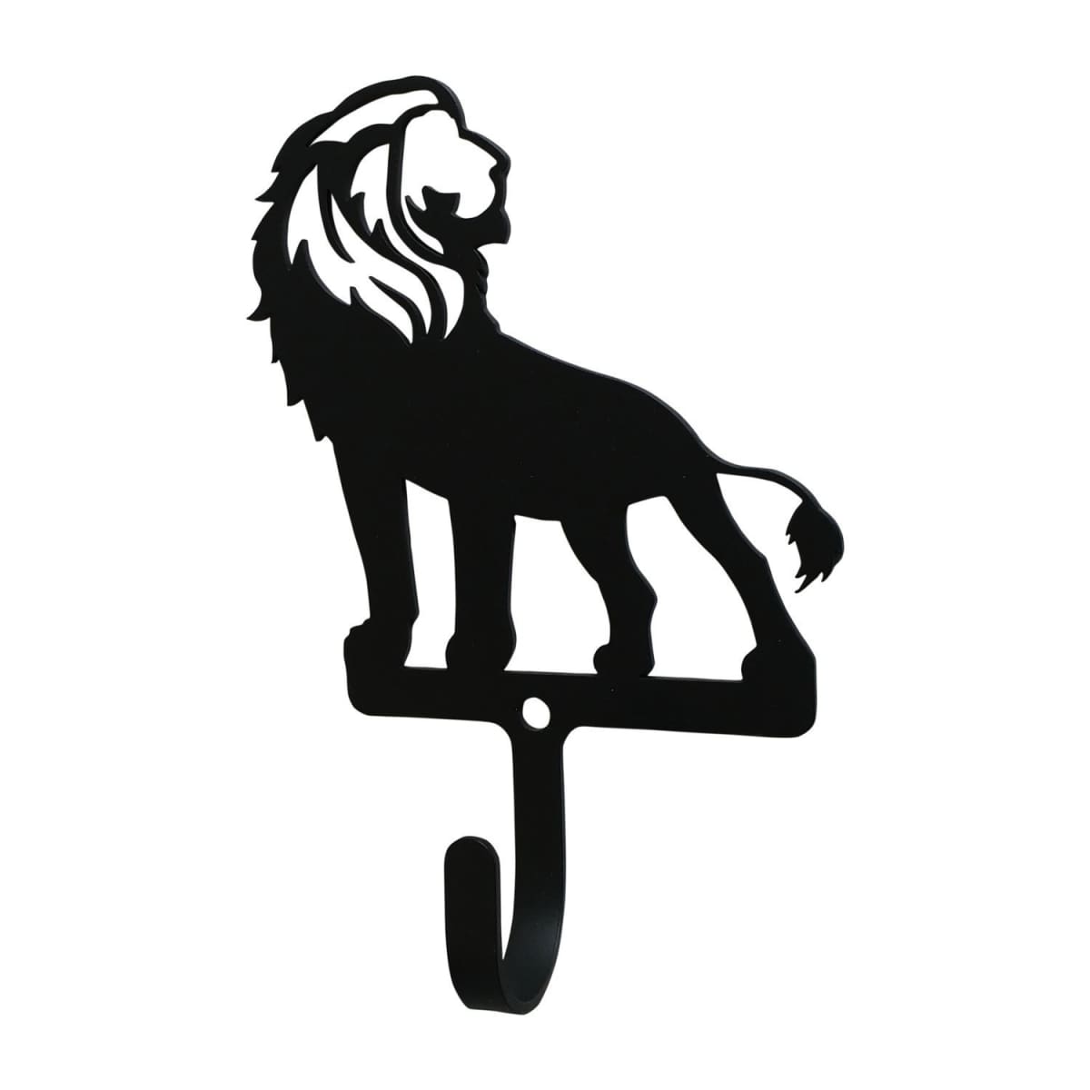 Wrought Iron Lion Wall Hook Decorative Small