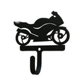 Wrought Iron Motorcycle Street Wall Hook Decorative Small