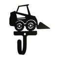 Wrought Iron Skid Steer Wall Hook Decorative Small