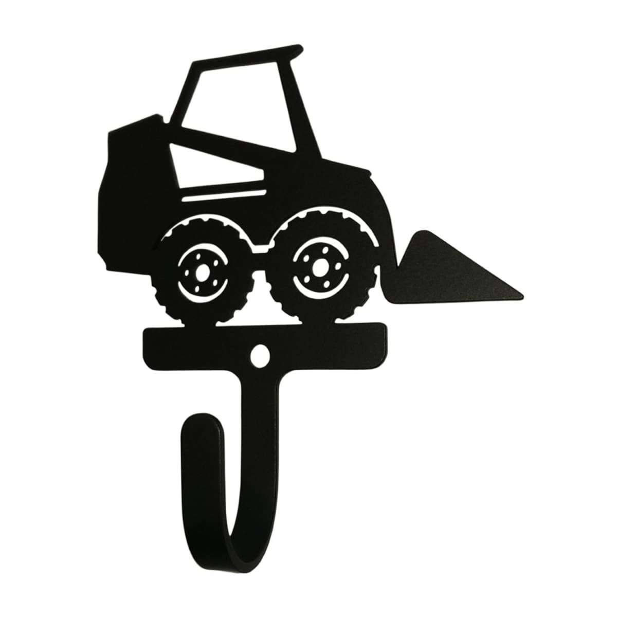 Wrought Iron Skid Steer Wall Hook Decorative Small