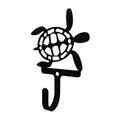 Wrought Iron Turtle Wall Hook Decorative Small