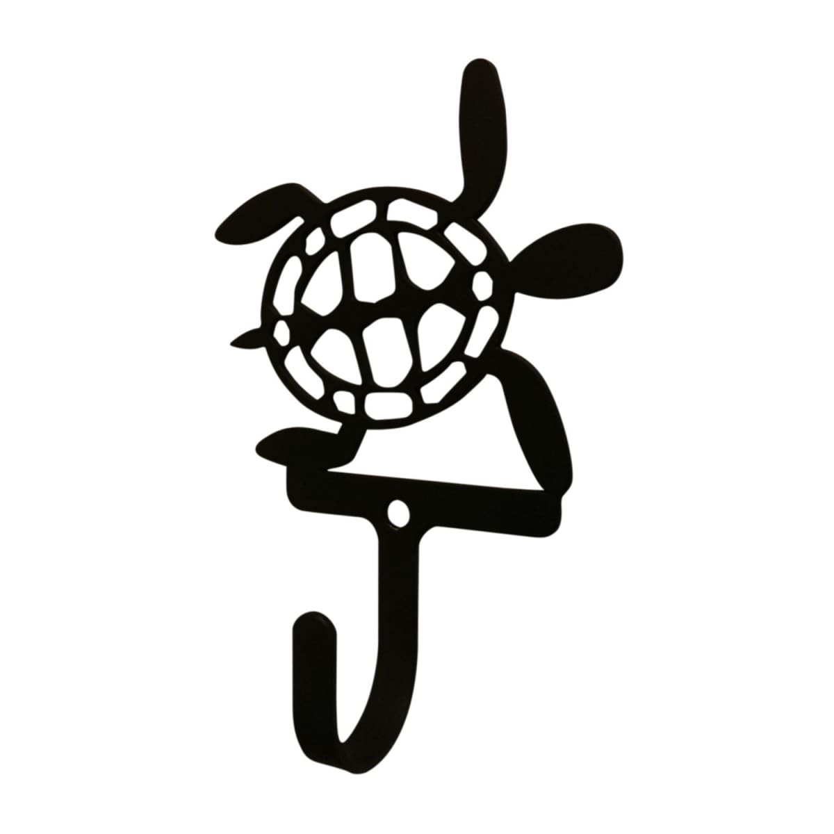 Wrought Iron Turtle Wall Hook Decorative Small