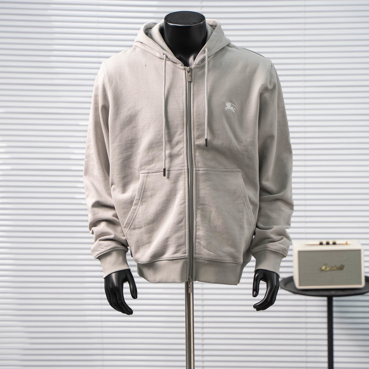 Burberry-set med huvtröja och dragkedja