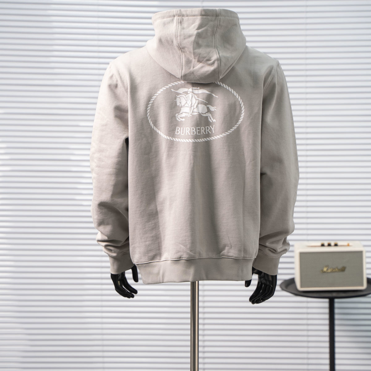 Burberry-set med huvtröja och dragkedja