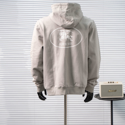 Burberry-set med huvtröja och dragkedja