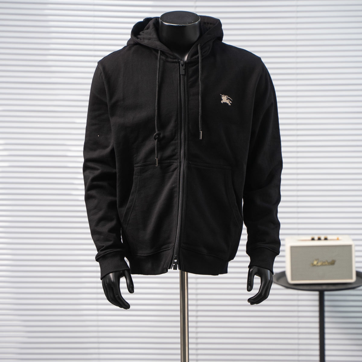 Burberry-set med huvtröja och dragkedja
