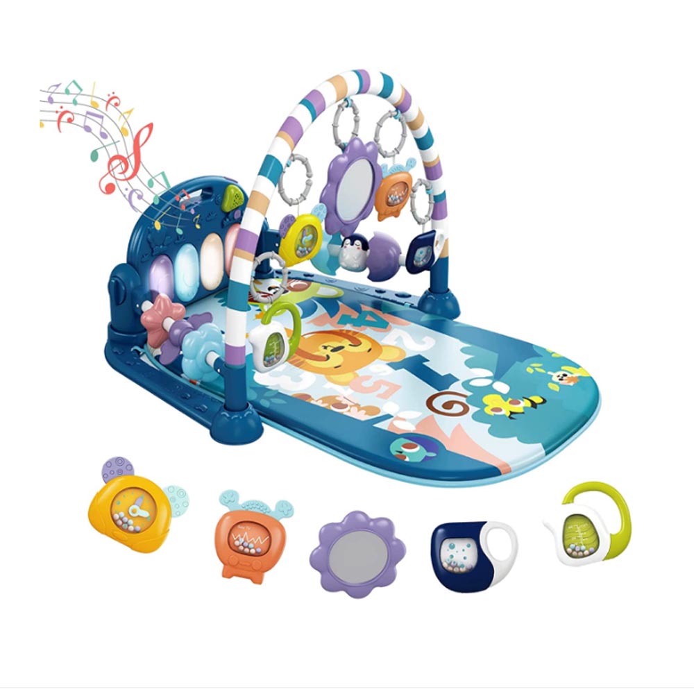 Piano play mat - in several types-blue-1
